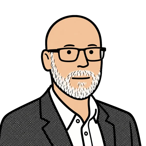 Illustrated portrait of Martin Karaffa